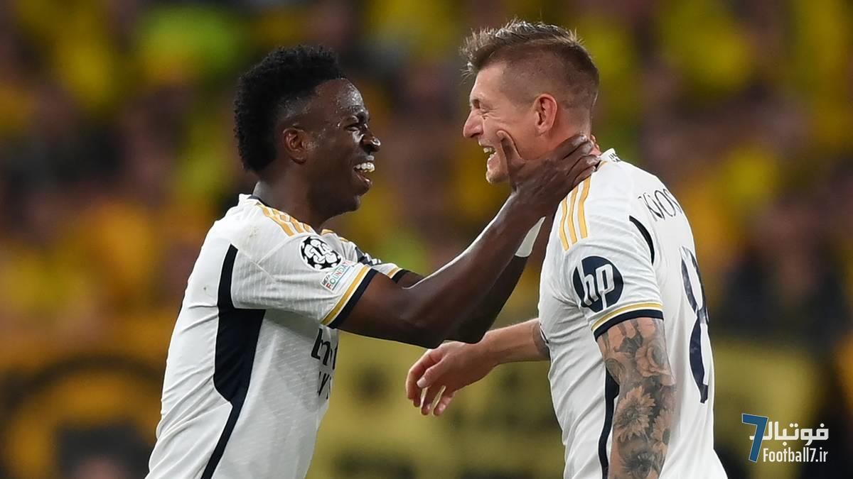 حمله تونی کروس به رفتار جنجالی وینیسیوس جونیور در رئال مادرید