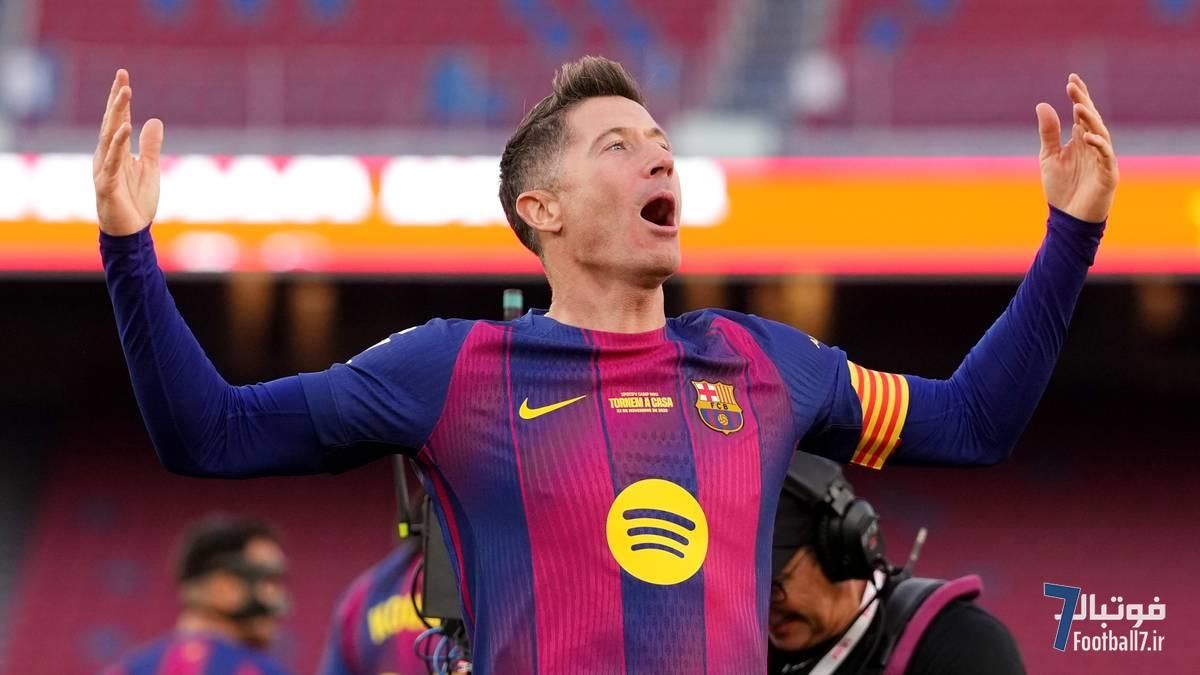 روبرت لواندوفسکی: بارسلونا با بازگشت به کمپ نو قوی‌تر شده است