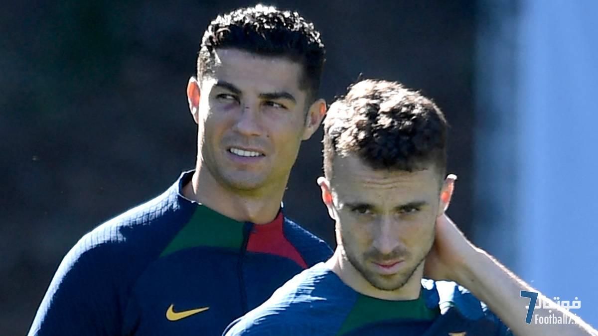 کریستیانو رونالدو و یاد دیوگو ژوتا؛ ژست تماشایی فوق ستاره پرتغال پس از قهرمانی لیگ ملت‌ها