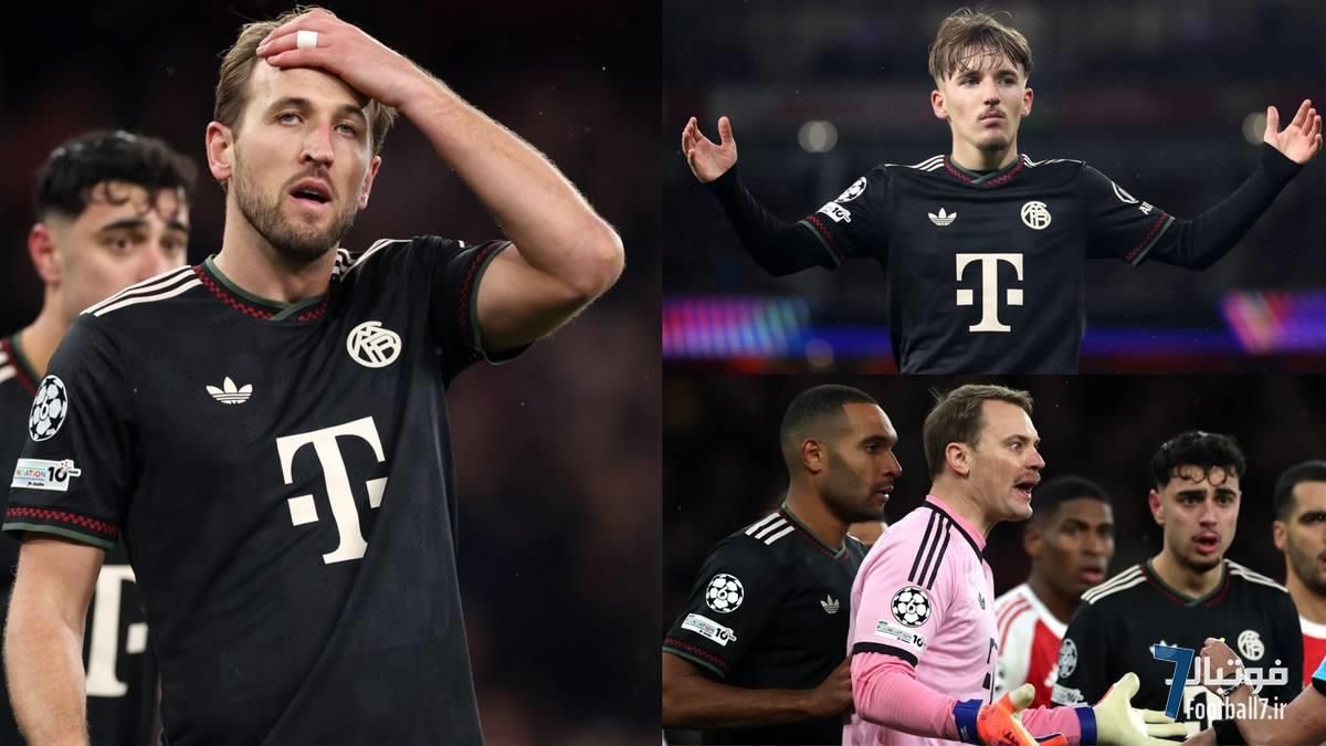 شوک آرسنال به بایرن؛ نویر پیر، کین محو و درخشش خیره‌کننده لئونارت کارل