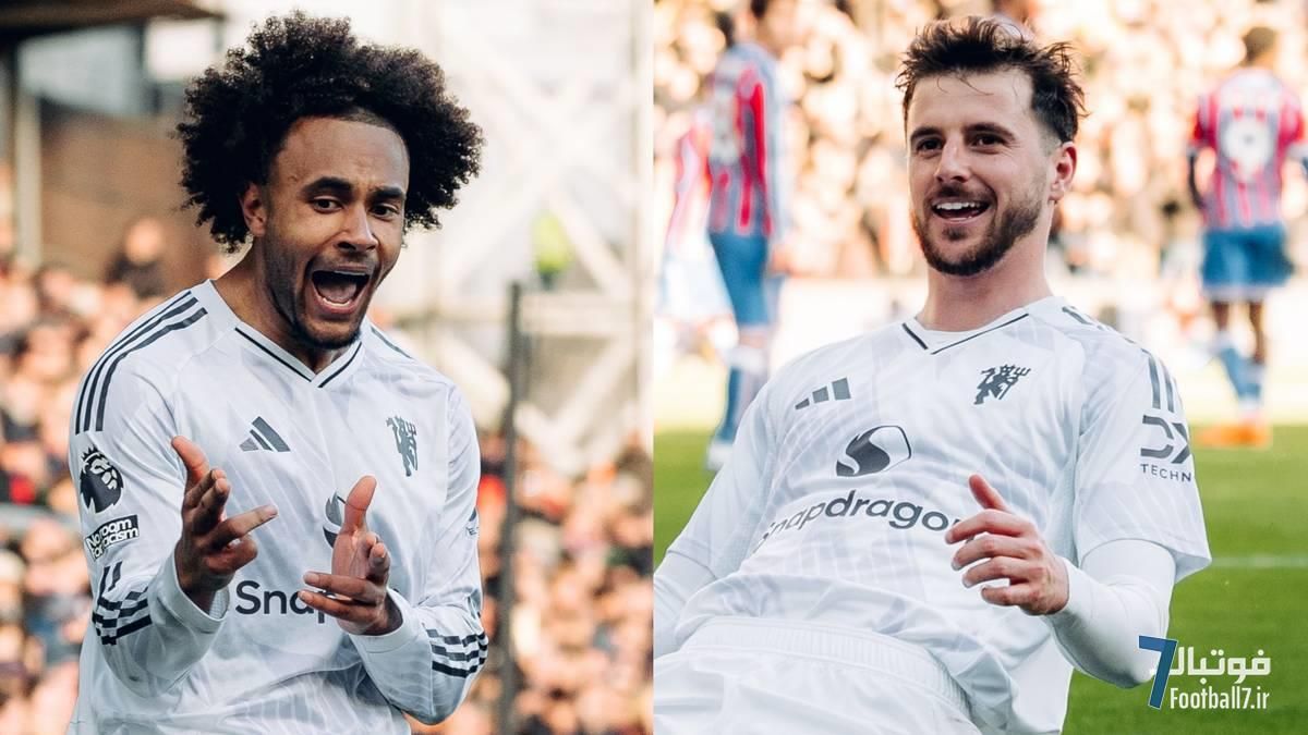 امتیاز بازیکنان منچستریونایتد مقابل پالاس؛ زیرکزی و مونت قهرمانان بازگشت شیاطین سرخ