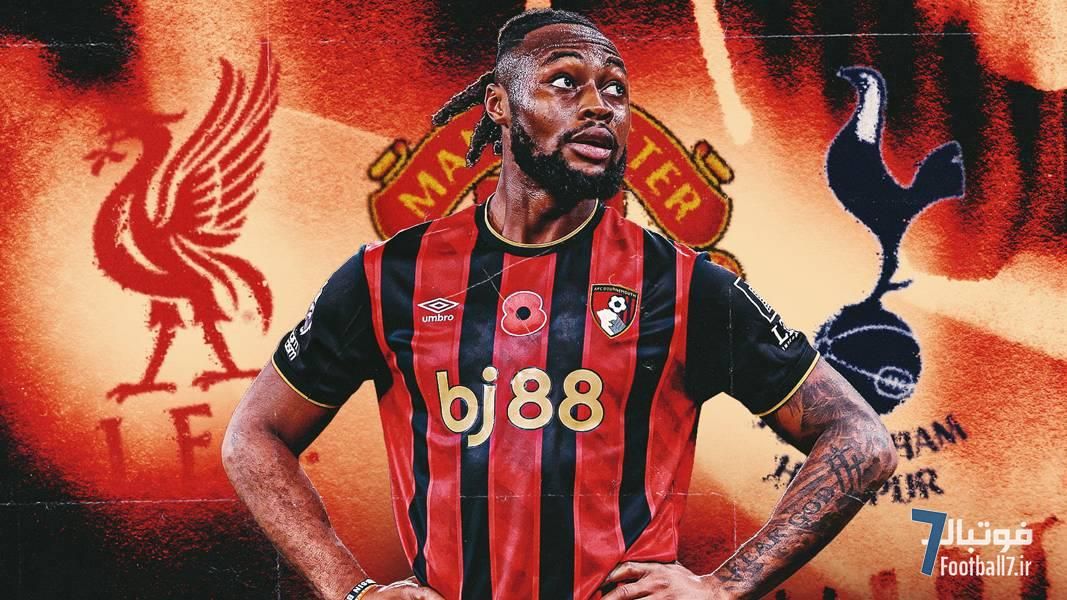 رقابت سه‌جانبه برای جذب ستاره بورنموث؛ تاتنهام، لیورپول و منچستر سیتی به دنبال آنتوان سمنیُو