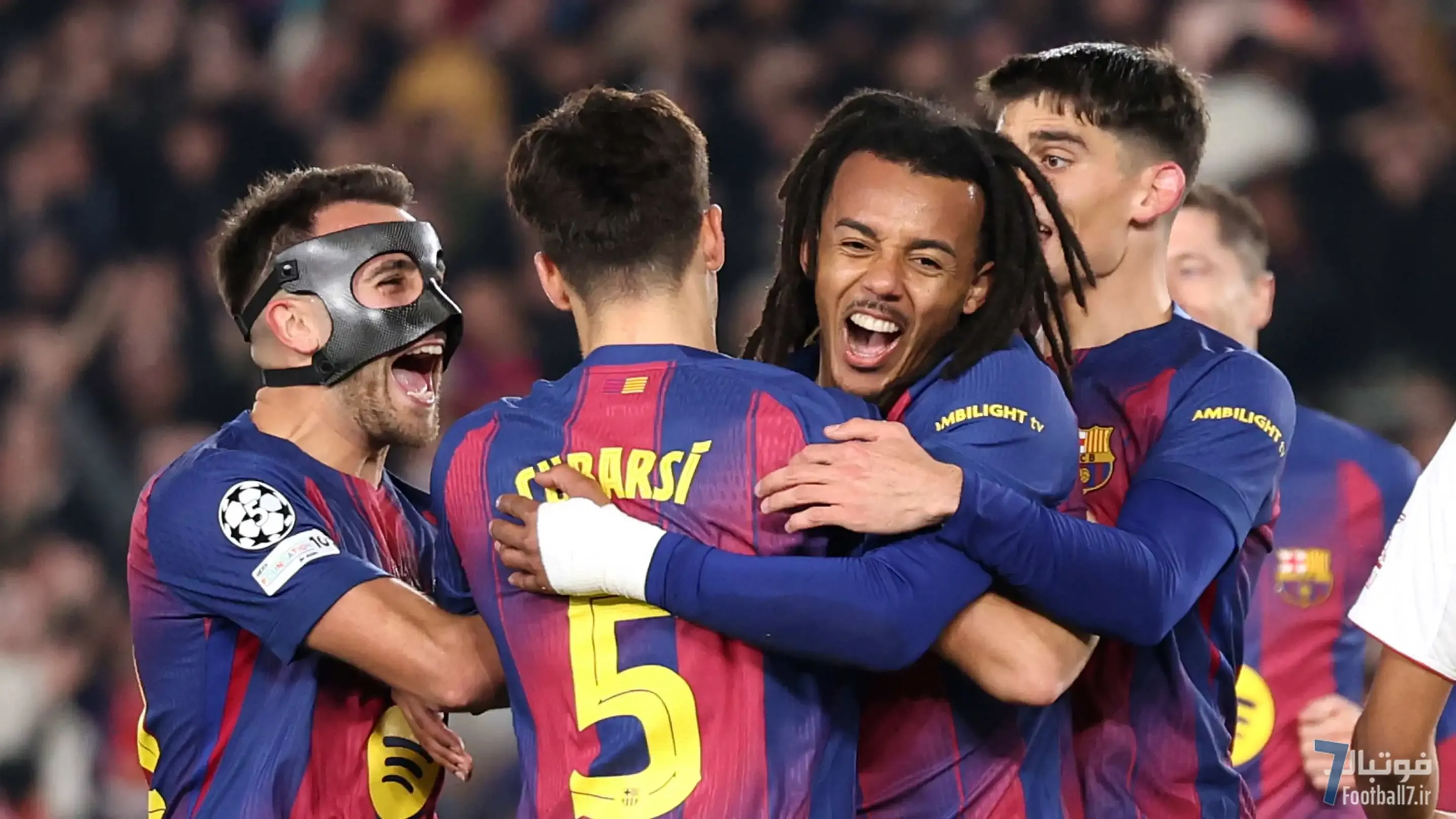 کامبک بارسلونا با درخشش ژول کونده؛ رتبه‌بندی بازیکنان در شب پیروزی حیاتی برابر آینتراخت
