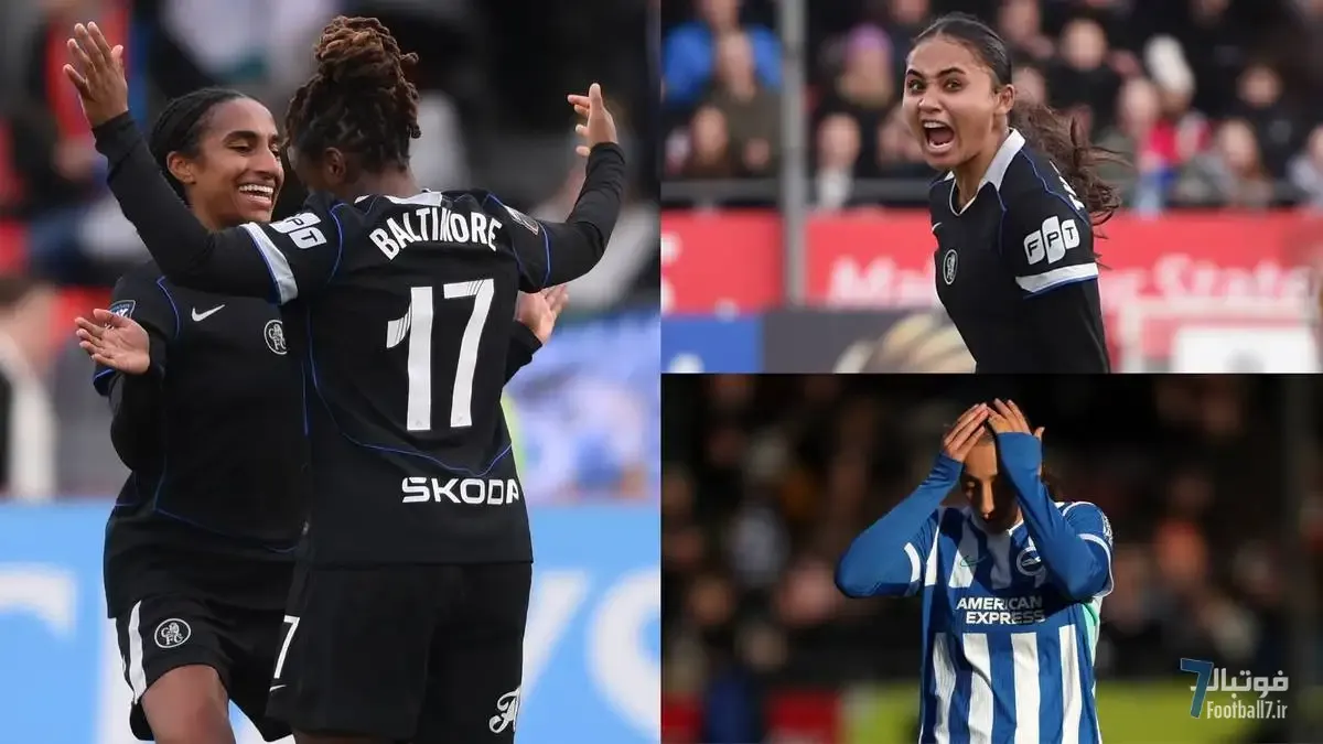 تألق ساندي بالتيمور؛ چلسی با شکست برایتون به تعقیب منچسترسیتی ادامه داد