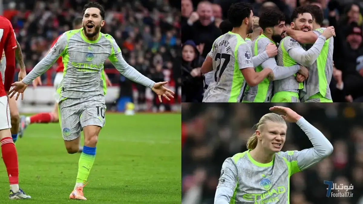 درخشش دوباره رایان شرکی؛ فرشته نجات‌بخش سیتی مقابل ناتینگهام فارست