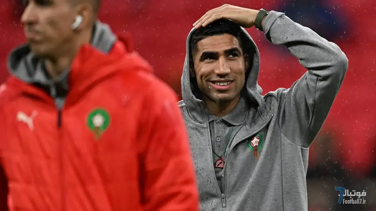 اشرف حکیمی به موقع به تیم ملی مراکش رسید؛ سرمربی از پاری سن ژرمن تشکر کرد