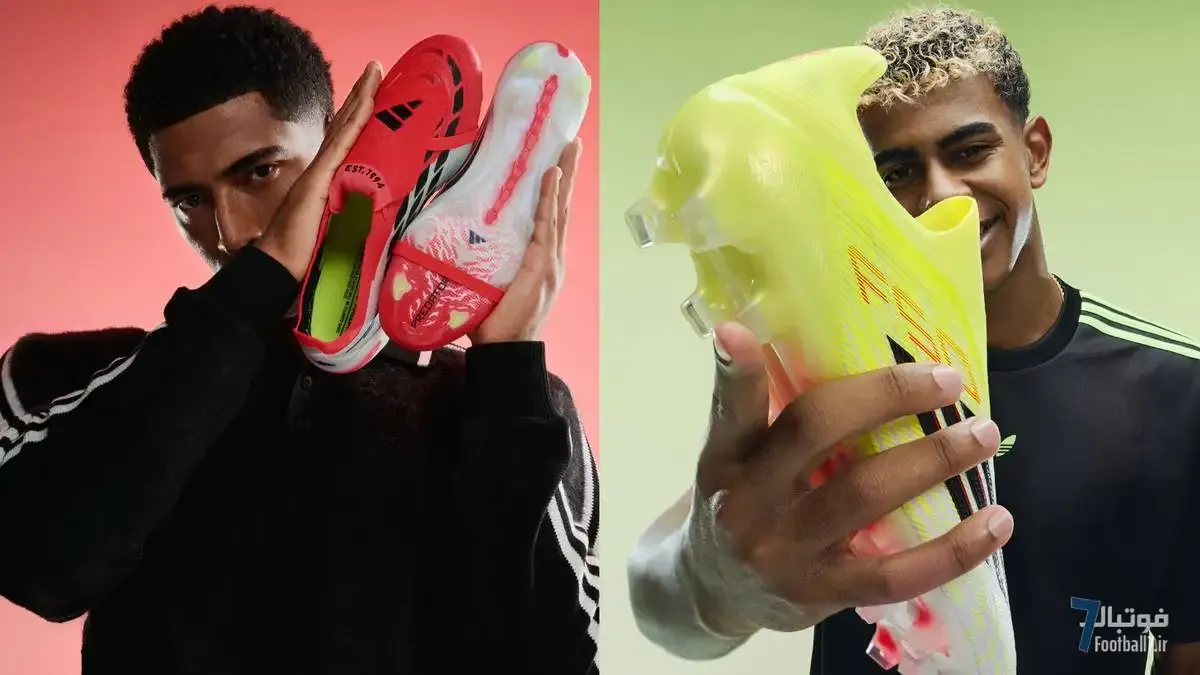 نبرد آدیداس: جود بلینگام و ایتانا بونماتی در برابر لامینه یامال و لیونل مسی بر سر چکمه‌های افسانه‌ای