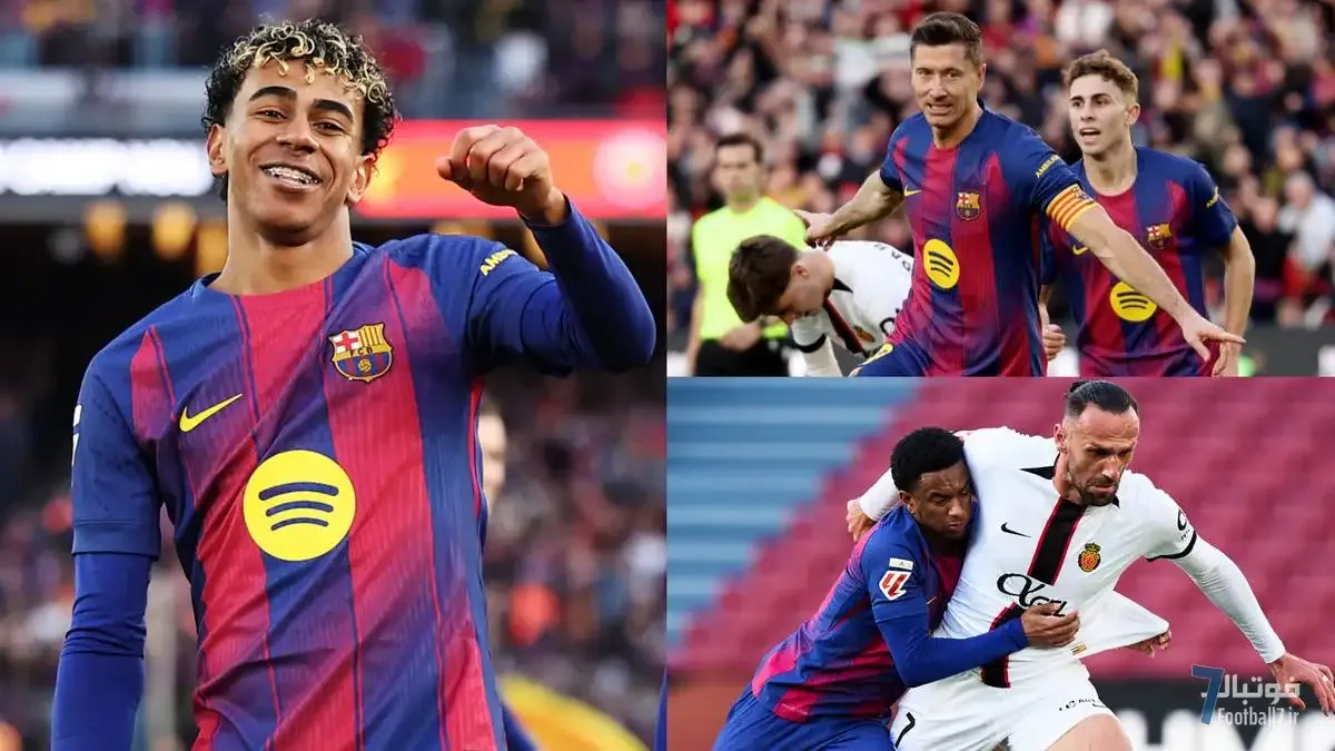 نمرات بازیکنان بارسلونا مقابل مایورکا؛ شاهکار لامینه یامال و درخشش دنی اولمو در پیروزی پرگل تیم هانسی فلیک